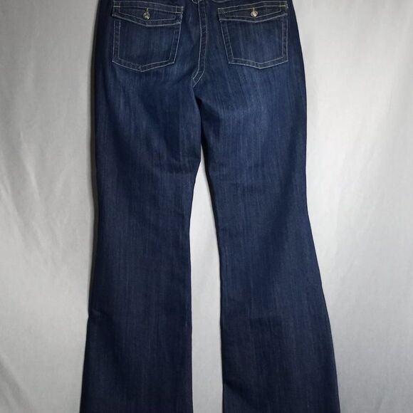 Premium Denim Jeans Women's Size 12 Lydia Bootcut Dark Wash Y2k - Picture 2 of 9
